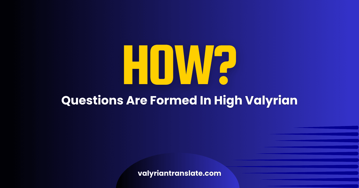 High Valyrian Translator