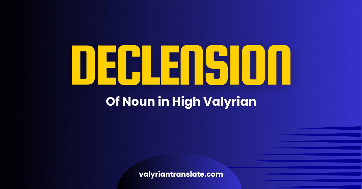 High Valyrian Translator