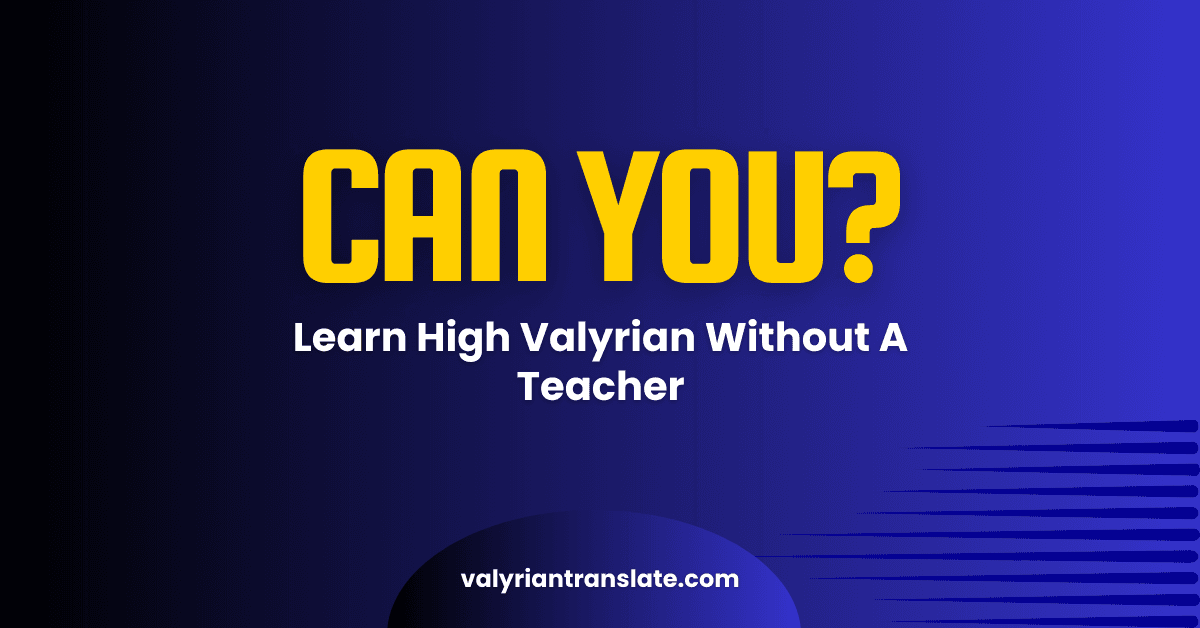 High Valyrian Translator