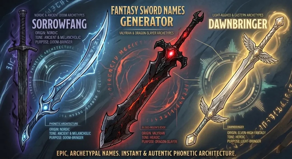 fantasy sword name generator