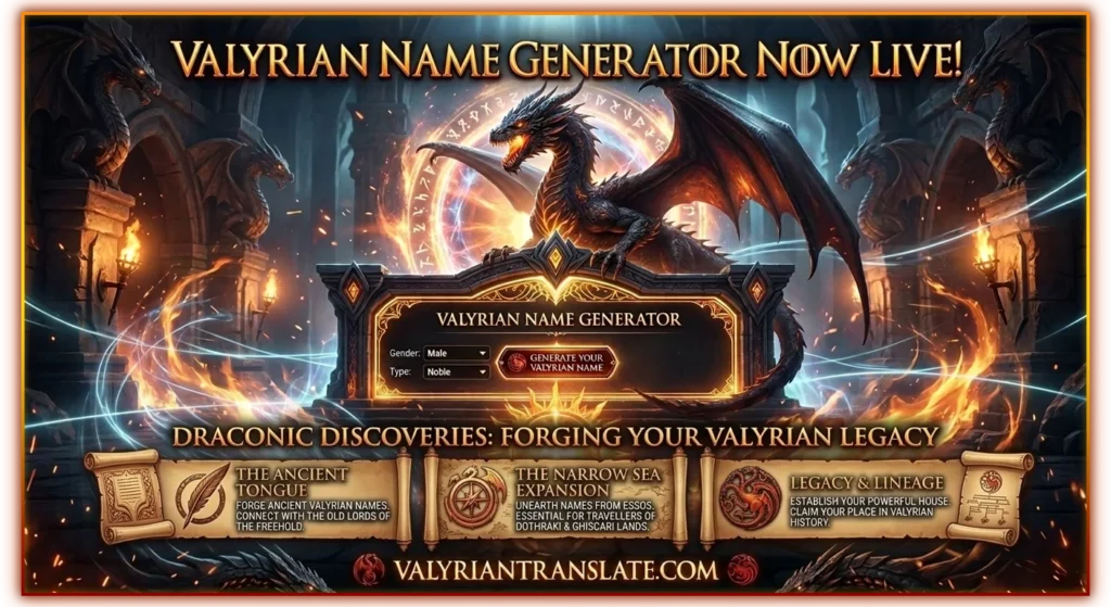 High Valyrian Translator