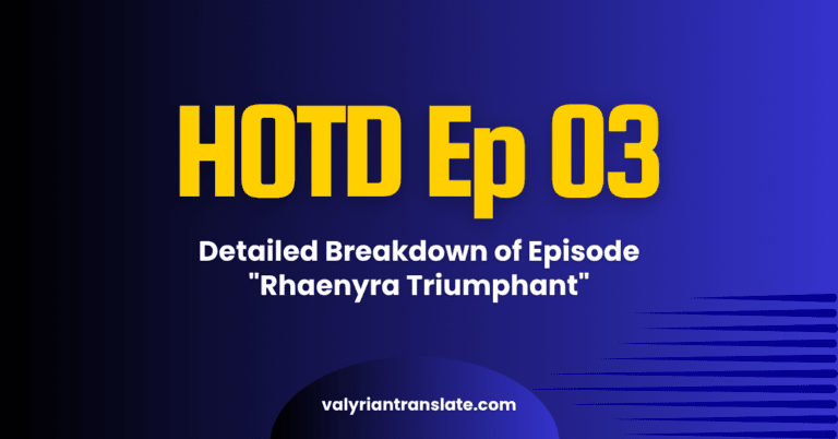 HotD S3 Ep 03 Breakdown